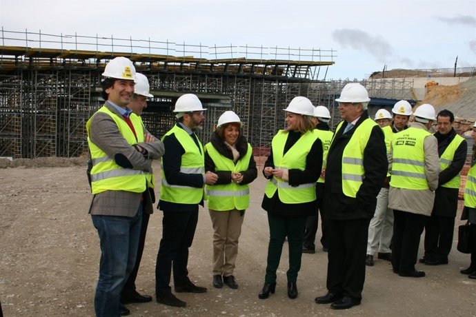 Visita de María Jesús Serrano a Baeza (Jaén)