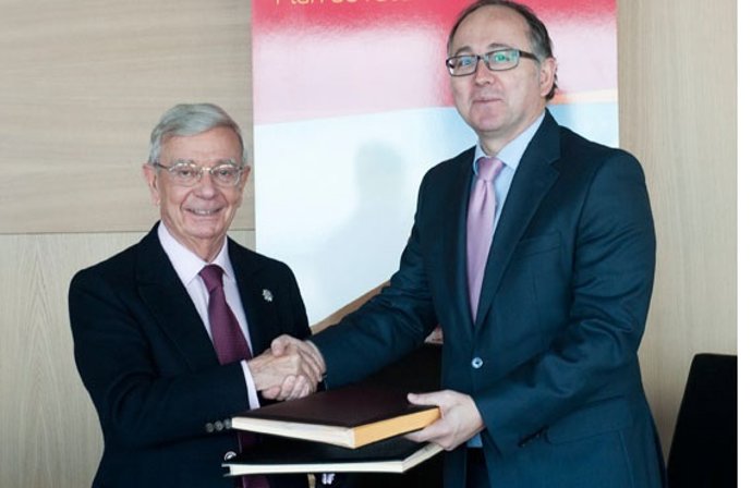 Presidente de la Real Academia de Gastronomía y presidente de Iberia