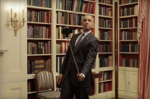 Obama selfie