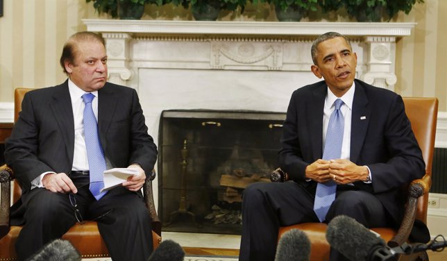 Nawaz Sharif y Barack Obama