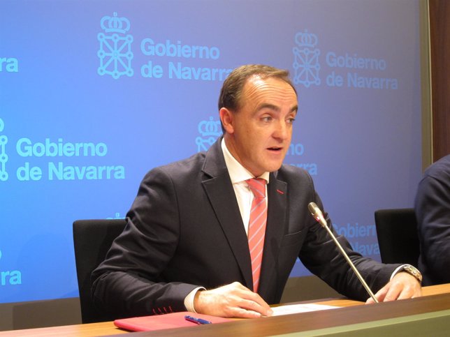 El consejero José Javier Esparza.