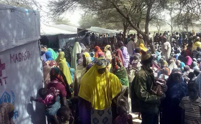 Desplazados nigerianos en Chad