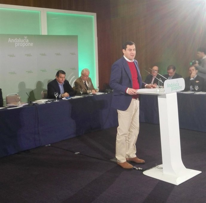 Juanma Moreno, hoy ante los medios