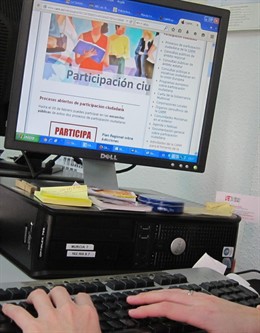 Ordenador, participación ciudadana, oficina