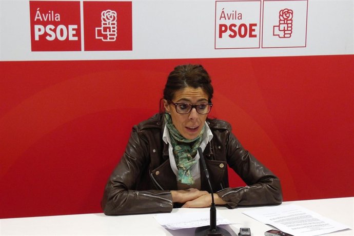 La secretaria de Deportes del PSCyL-PSOE, Yolanda Vázquez