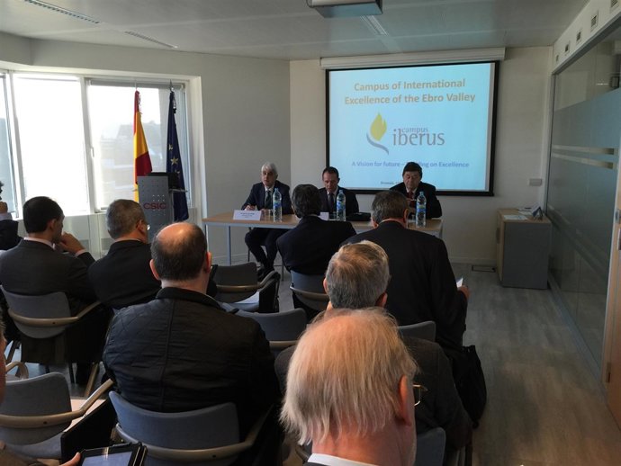 Rectores de Campus Iberus en Bruselas 