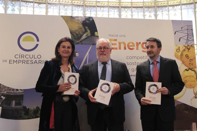 Josu Jon Imaz, Miguel Arias Cañete y Mónica de Oriol