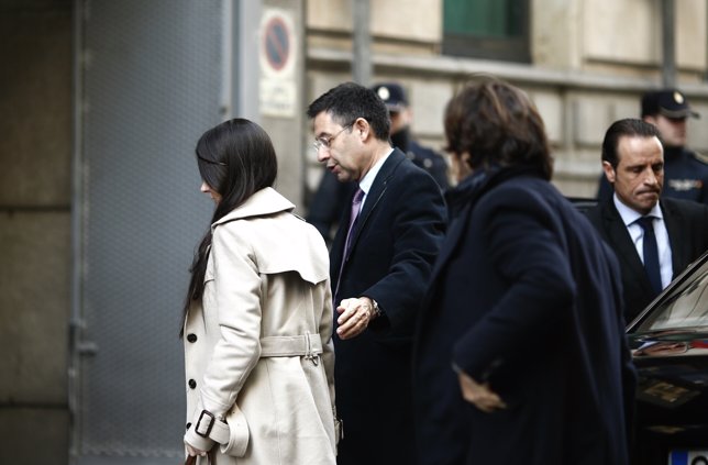 Josep María Bartomeu llega a la Audiencia Nacional