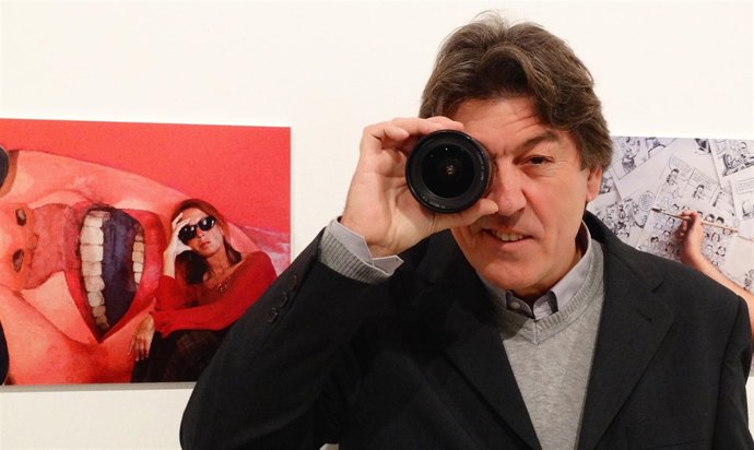 El fotógrafo Jesús Domínguez en el CAC Málaga