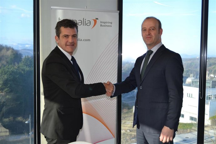 Iñaki San Sebastián, Director General Adjunto de Tecnalia, y Borja Ibarrondo, Ge