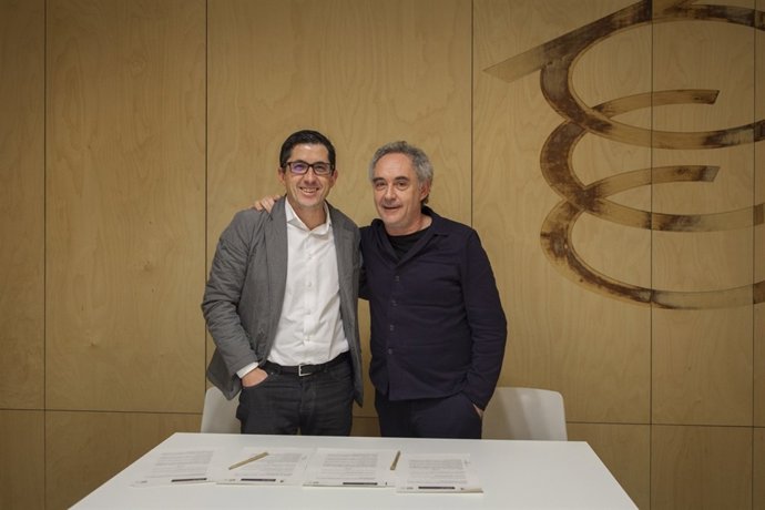 Joxe Mari Aizega y Ferrán Adriá