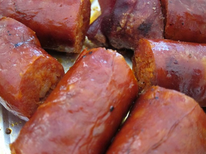 Txorizos a la brasa