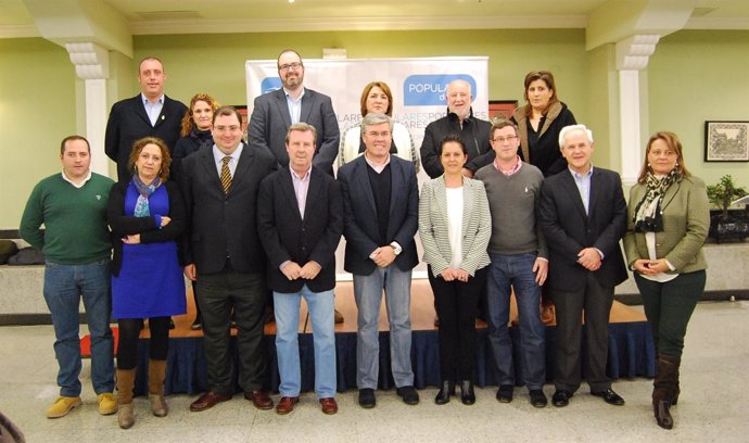 Foto de los candidatos del PP de Jaén al Parlamento andaluz