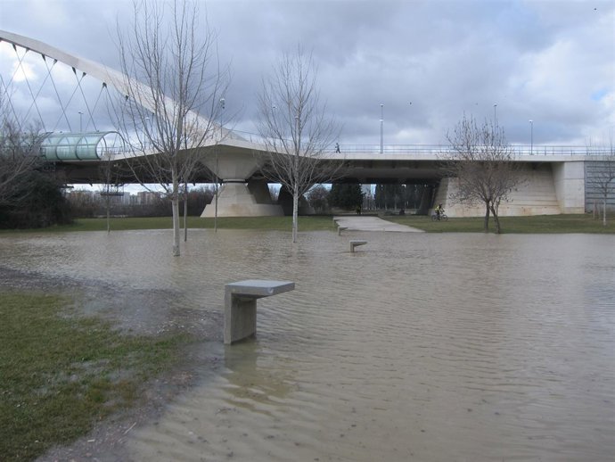 El Ebro, a la altura de la Expo
