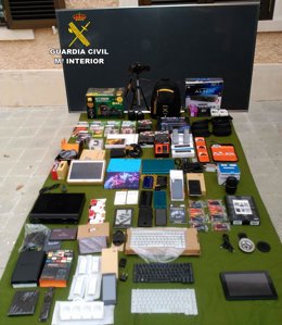 Objetos intervenidos en Santanyí/Felanitx