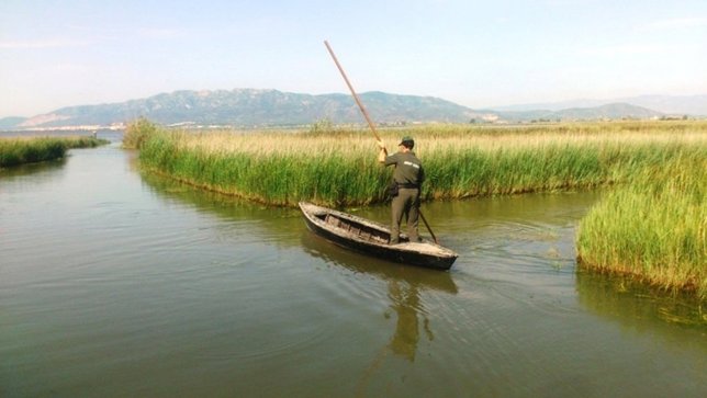 Agentes rurales en el Delta de l'Ebre