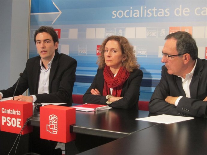 Pedro Casares, Isabel Fernández, José Manuel Cruz Viadero