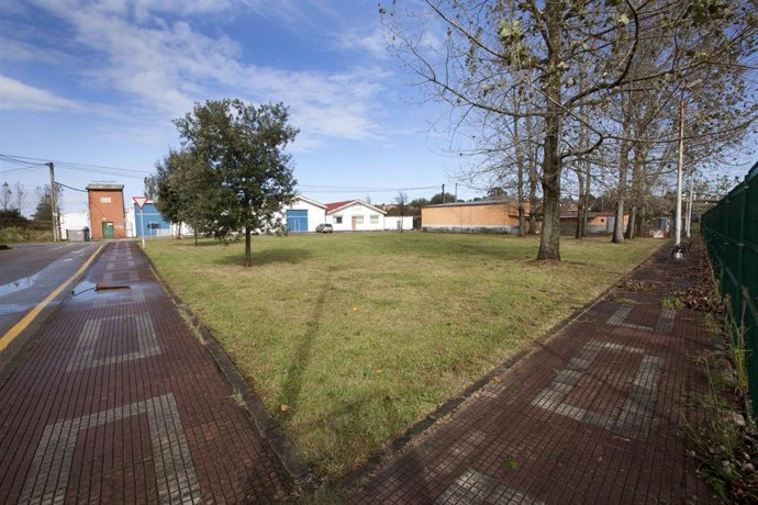 Parcela donde se ubicará el parque multiaventura del Barrio Bolado de Herrera