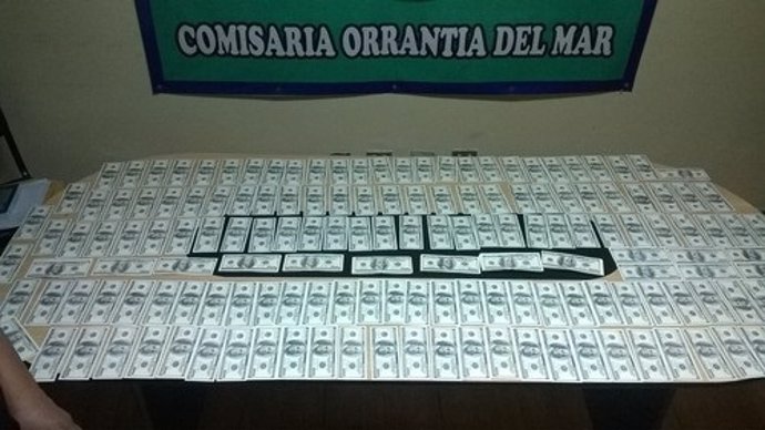Billetes falsos incautados en Perú