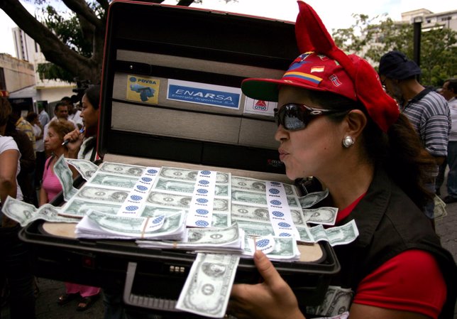 Sábana de dólares Venezuela