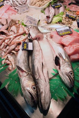 Mercado de pescados en Andalucía