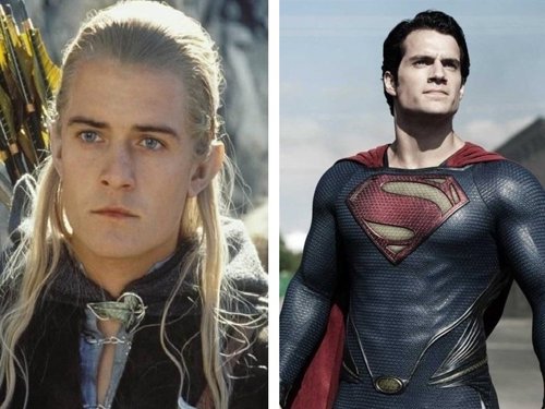Superman y Legolas fotomontaje