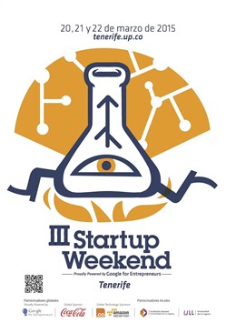 Cartel de la tercera edición del Startup Weekend Tenerife