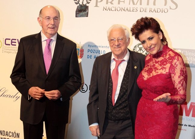 Periodistas y locutores en los Premios de la Radio 