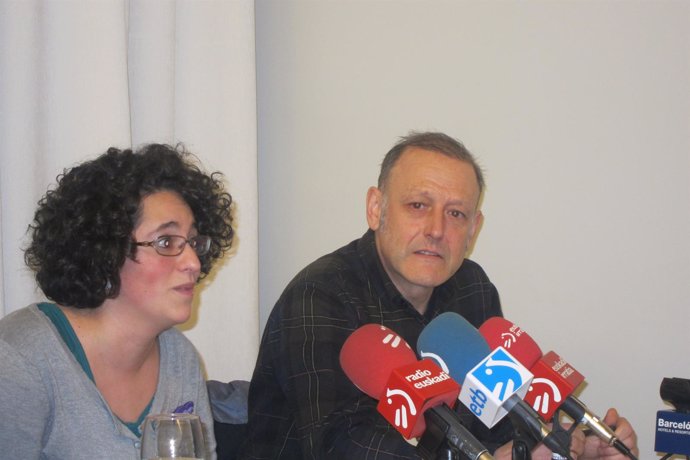 Roberto Uriarte y Ana Viñales (Podemos Euskadi)