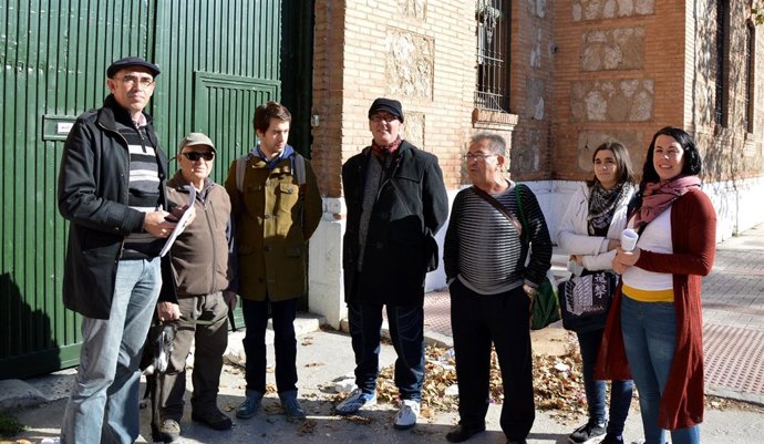 Eduardo Zorrilla y Ana García Sempere, de IU, en cárcel de Cruz de Humilladero