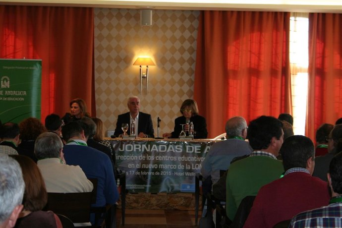 Alonso, en la inauguración de las jornadas de Vícar