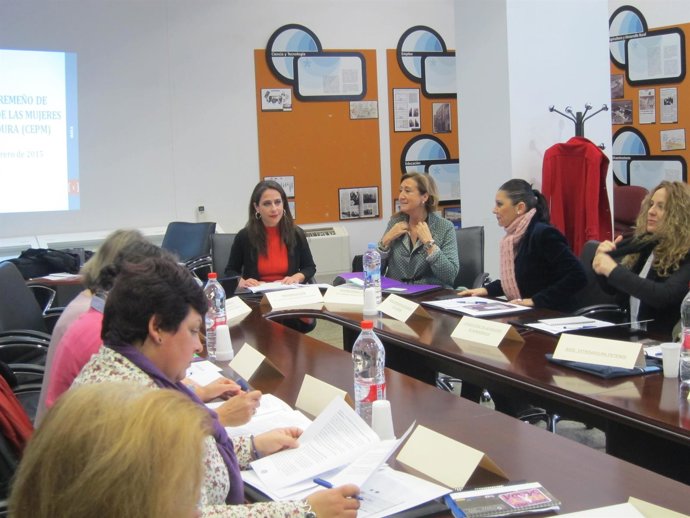 Reunión consejo mujer extremadura
