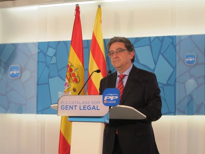 El portavoz del PP en el Parlament, Enric Millo