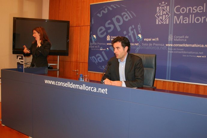 Jaume Juan en la rueda de prensa