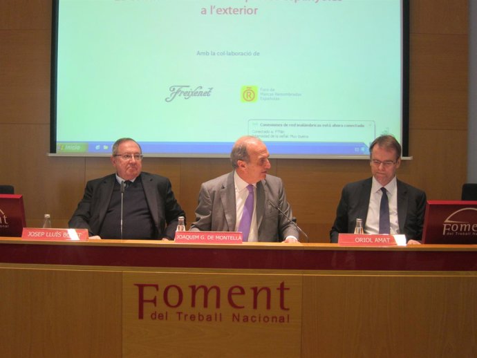 Josep Lluís Bonet, Joaquim Gay de Montellà y Oriol Amat