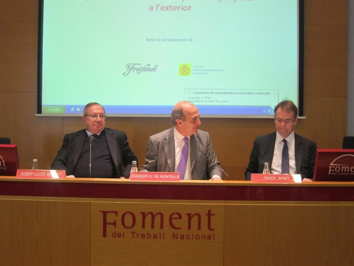 Josep Lluís Bonet, Joaquim Gay de Montellà y Oriol Amat