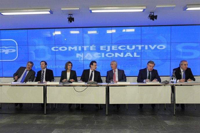 Rajoy preside el Comité Ejecutivo Nacional del PP