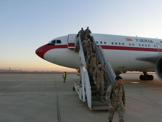 Tropas españolas en Irak.