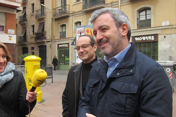 Collboni en declaraciones a los periodistas