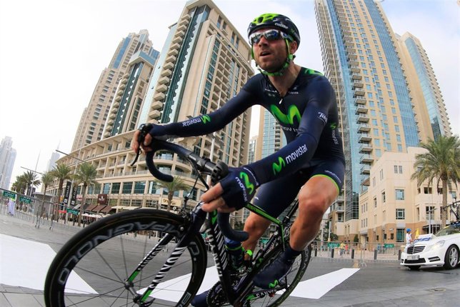 Alejandro Valverde, ciclista del Movistrar