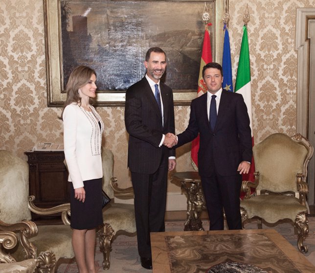 Renzi y Felipe VI