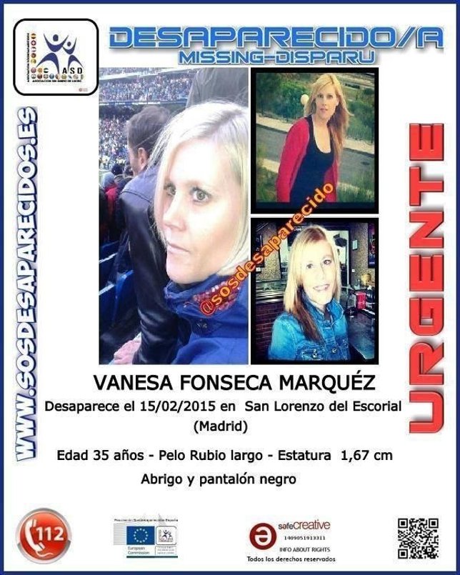 Desaparecida en El Escorial