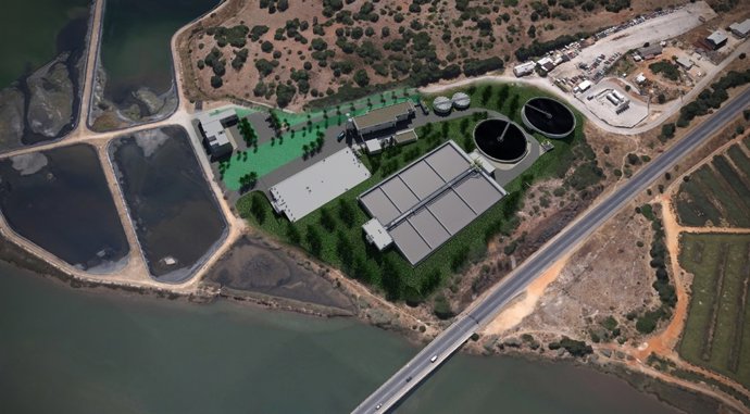 Depuradora que Acciona construirá en el Algarve portugués