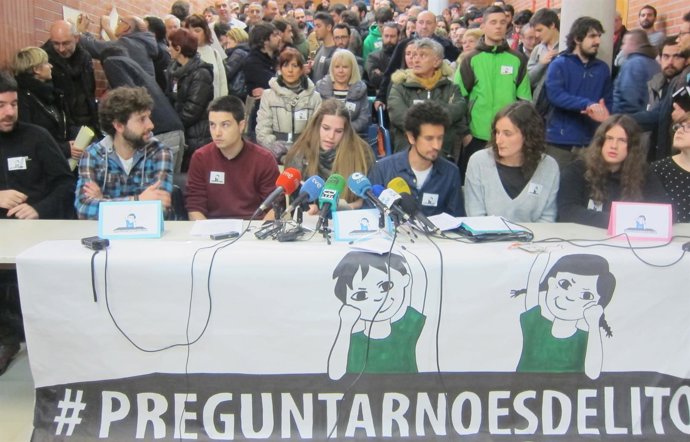 Los imputados por el escrache ponen en marcha una campaña para preguntar a Diego