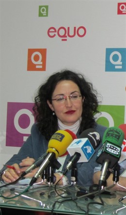La coportavoz de Equo en Salamanca, Marta Santos.