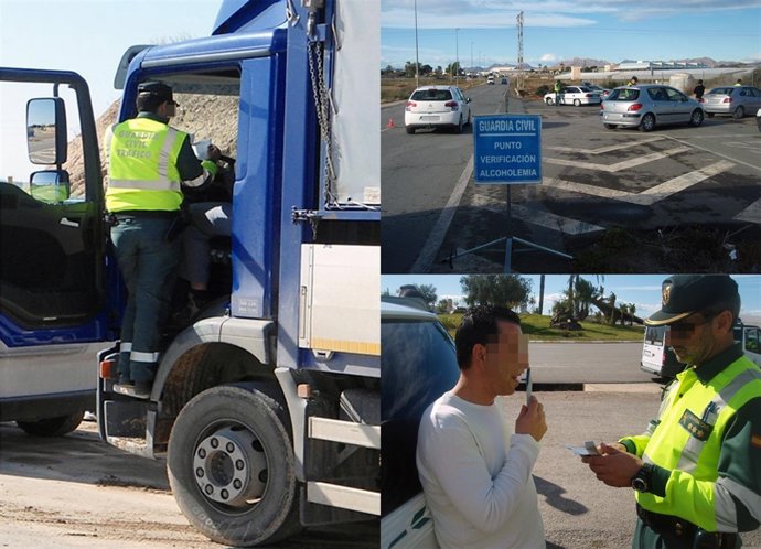Imagen de la intervención de la Guardia Civil
