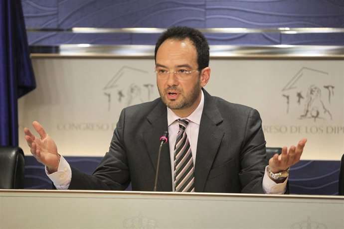 Antonio Hernando en el Congreso de los Diputados