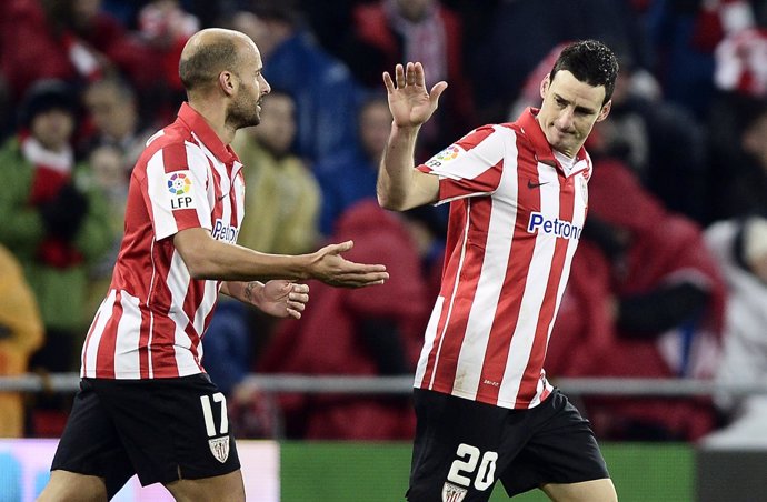 Aritz Aduriz y Mikel Rico