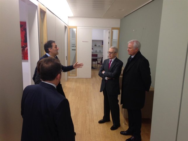 Eloy Suárez (PP) en la Fundación Federico Ozanam