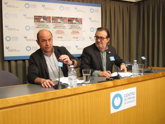 Alastuey y Buey han presentado las movilizaciones de este miércoles